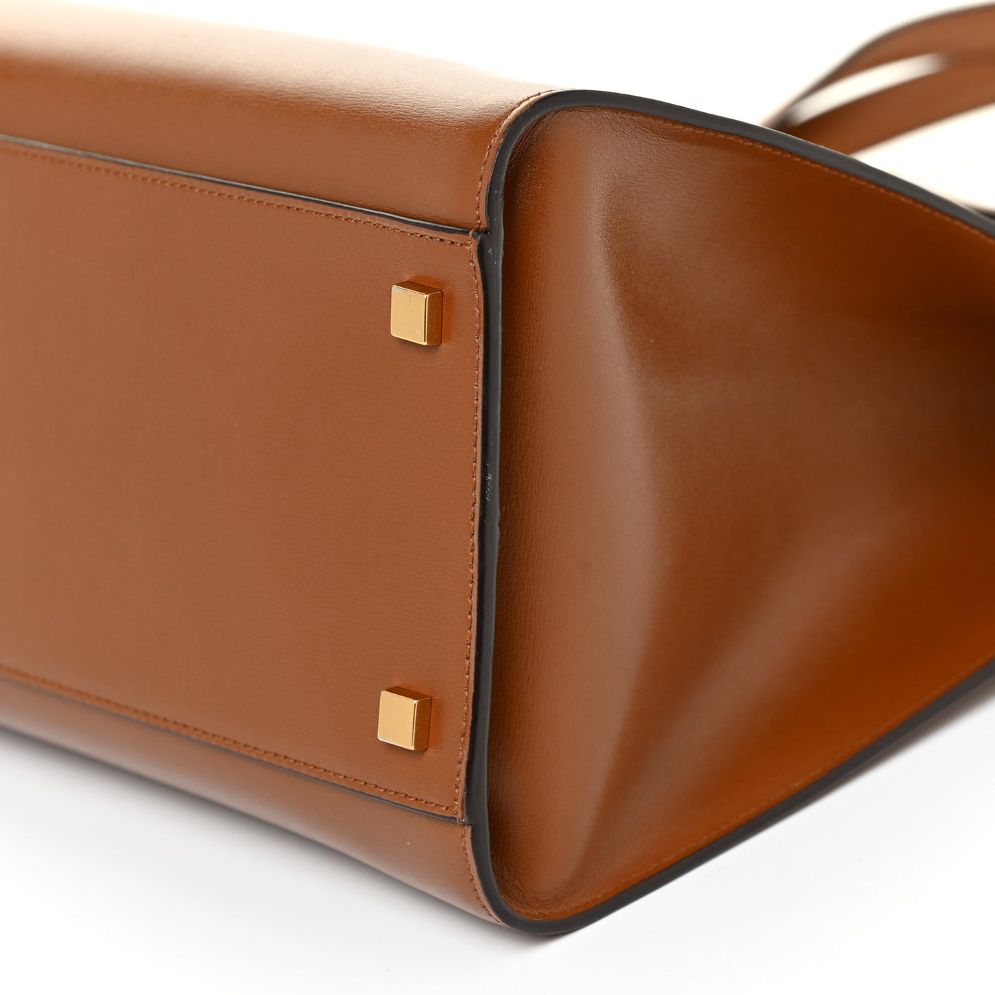 Calfskin Small Manhattan Shopper Tote Brick