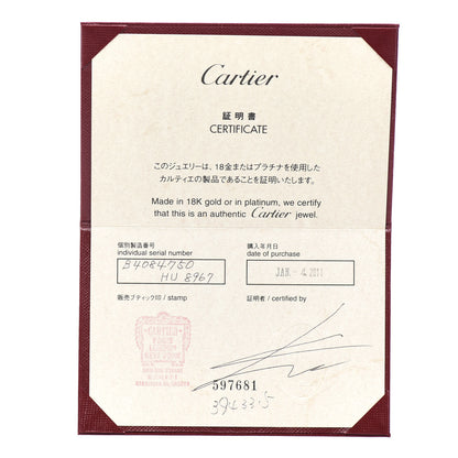 Cartier 18K White Gold 5.5mm LOVE Ring 50 5.25 5 of 5