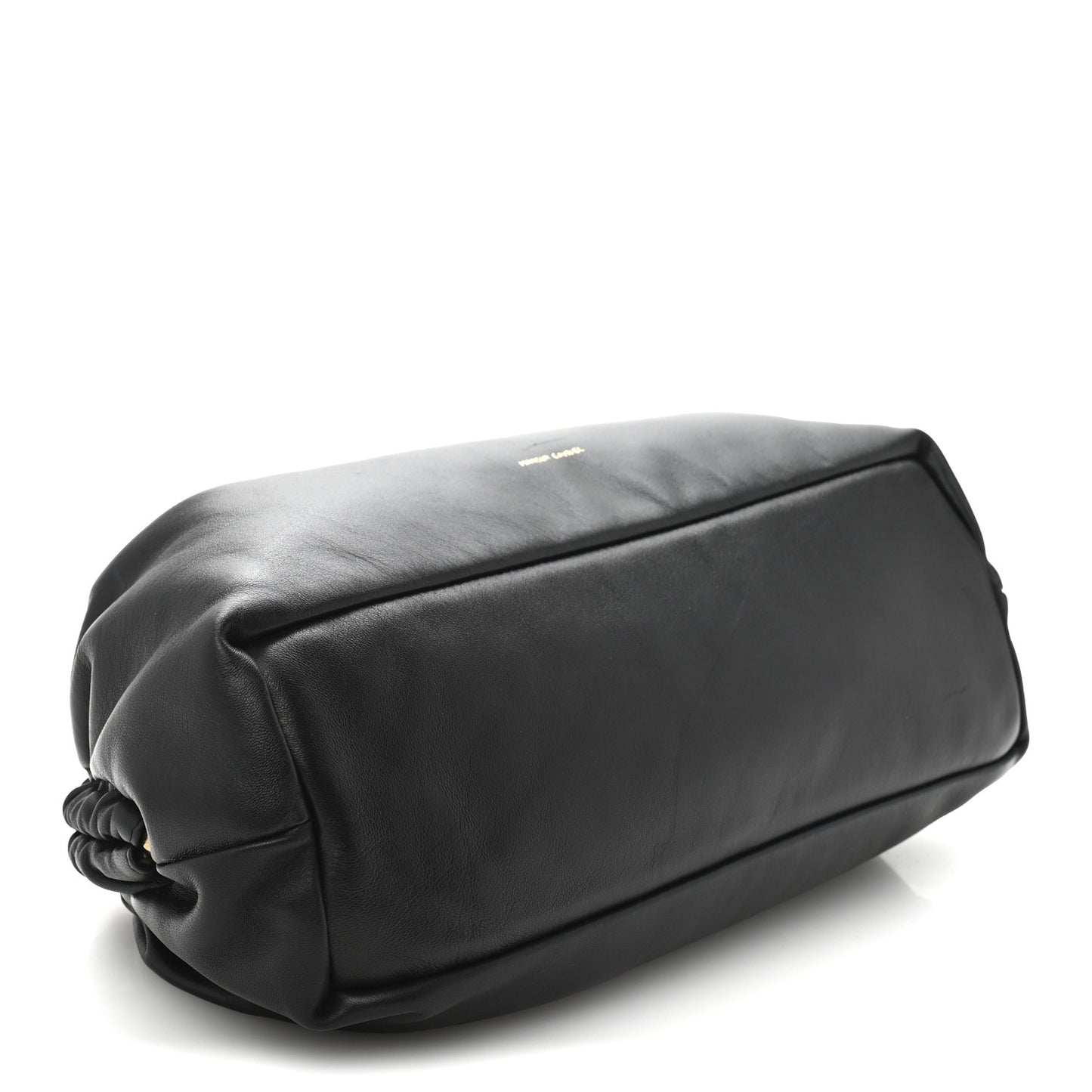 Lambskin Cloud Clutch Black Flamma