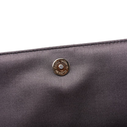 Prada Satin Pochette Bag Black 12 of 15