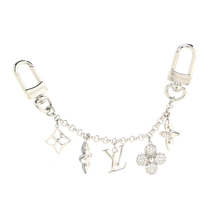 Louis Vuitton Monogram Spring Street Strass Chain Bag Charm Silver 1 of 3