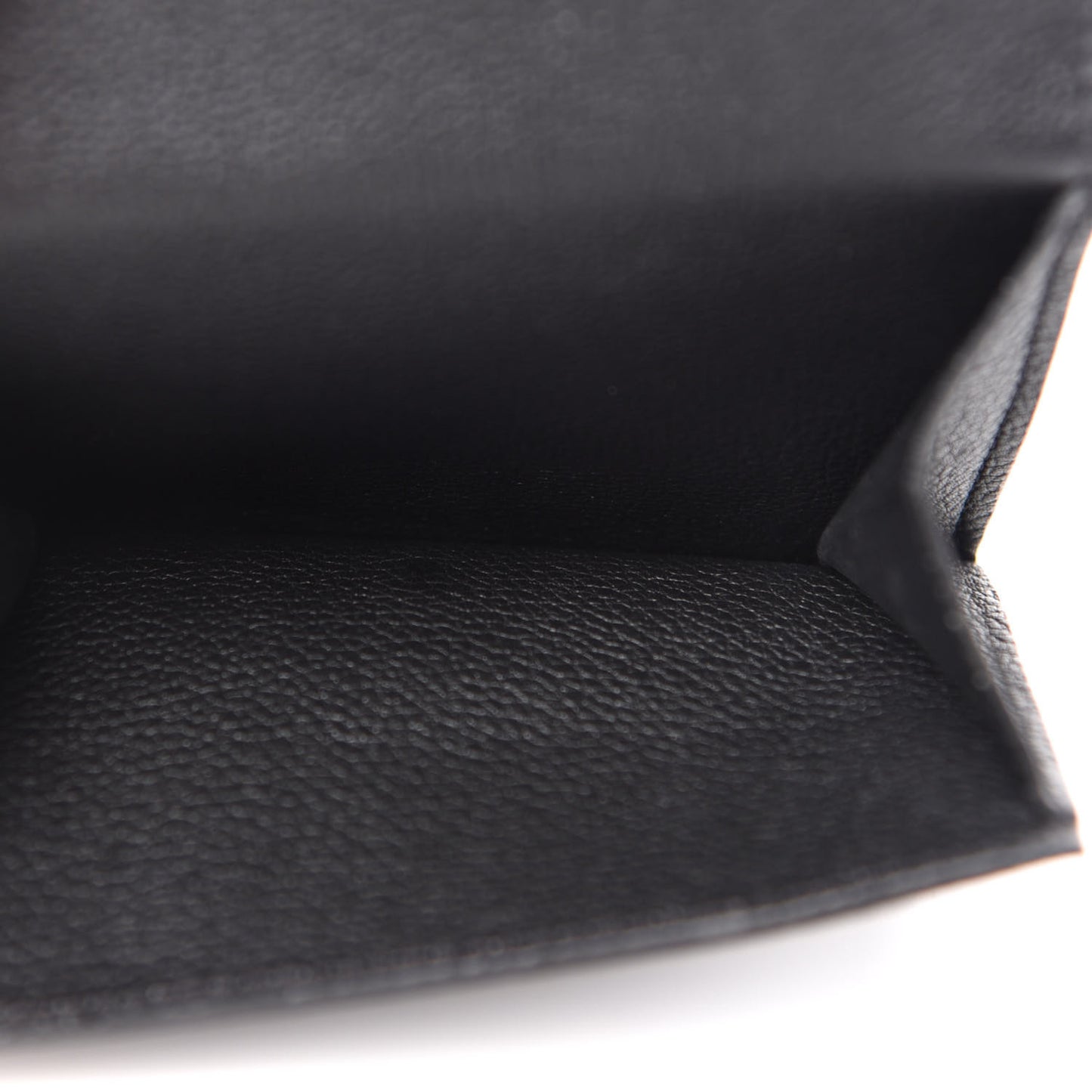 Calfskin LockMe II Compact Wallet Black