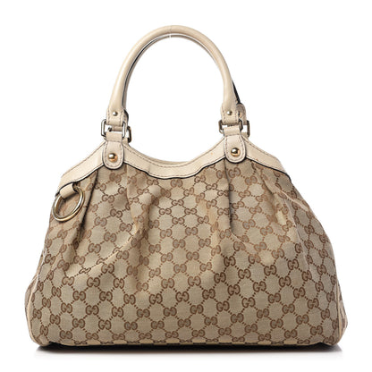 Gucci Monogram Medium Sukey Tote Off White 1 of 14