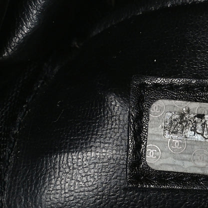 Chanel Calfskin Stitched CC Boston Black 7 of 16