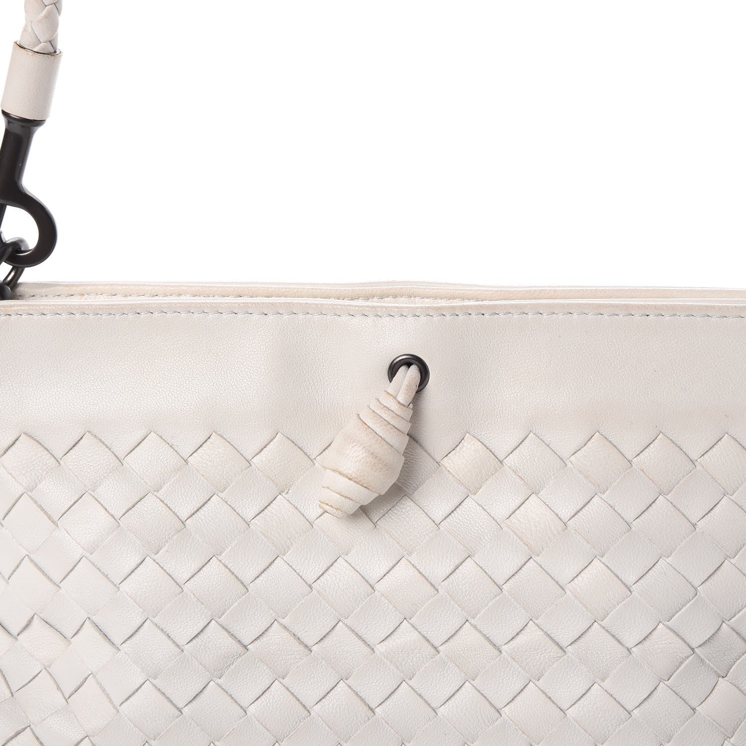 Bottega Veneta Nappa Intrecciato Mini Shoulder Bag White 13 of 19