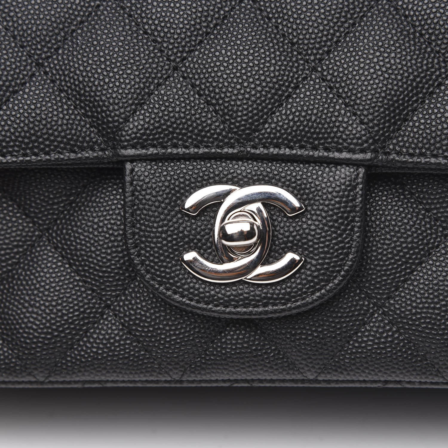 Chanel Caviar Quilted Mini Rectangular Flap Black 10 of 11