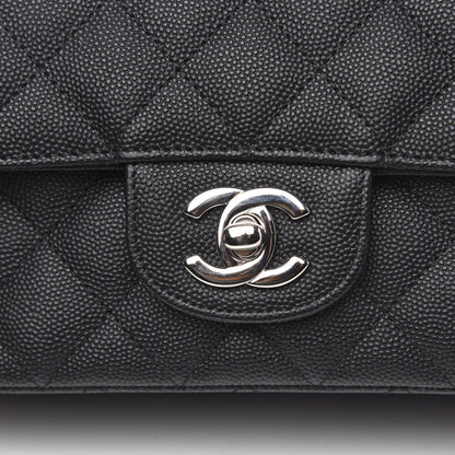 Chanel Caviar Quilted Mini Rectangular Flap Black 10 of 11