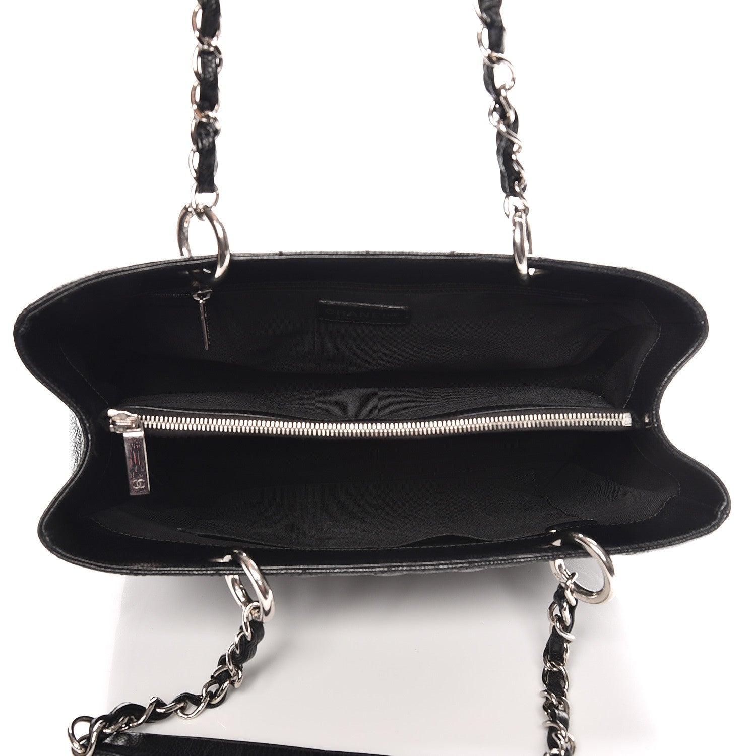 Chanel Caviar Quilted Grand Shopping Tote GST Black 5 of 8