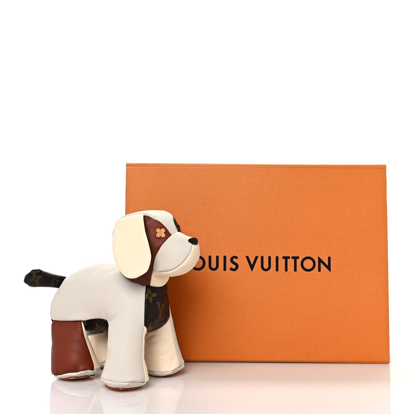 Calfskin Monogram Doudou Oscar Dog Beige