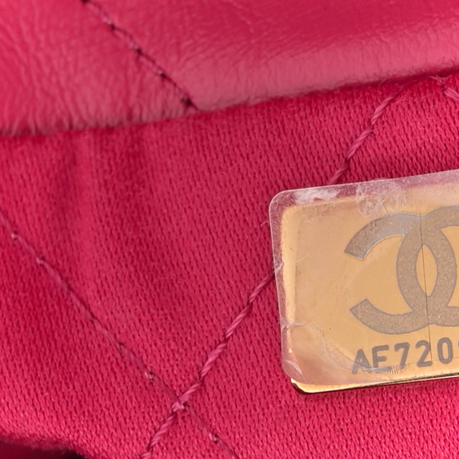 Chanel Shiny Calfskin Quilted Small Chanel 22 Fuchsia 8 of 12