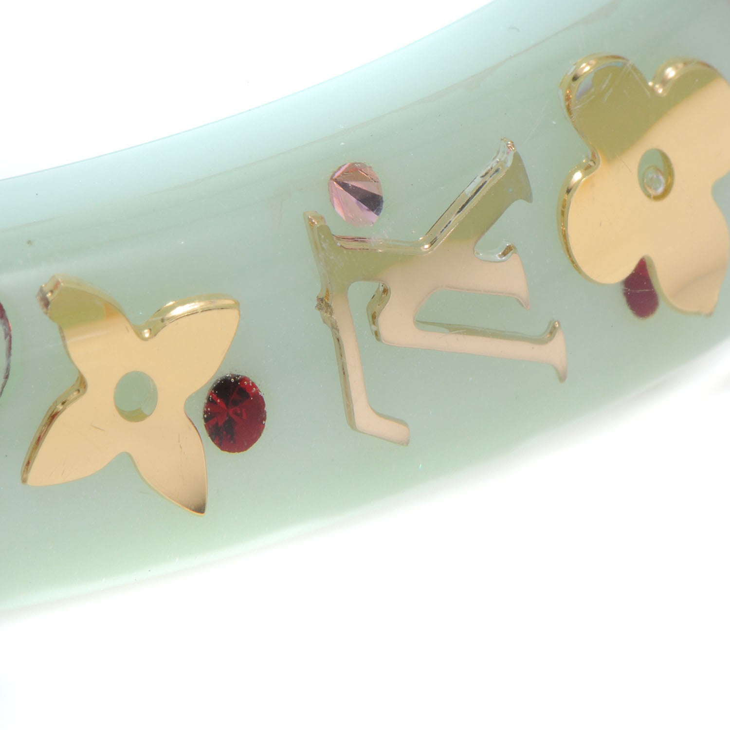 Louis Vuitton Inclusion Bracelet PM sz Medium Peppermint 5 of 5