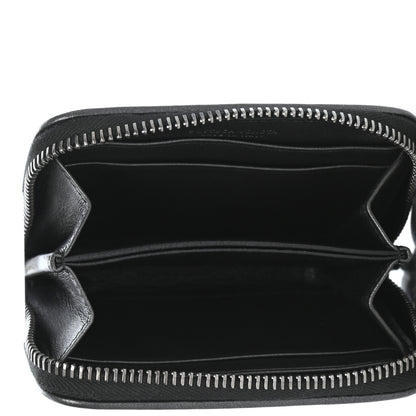 Bottega Veneta Nappa Intrecciato Zip Around Coin Purse Black 5 of 7
