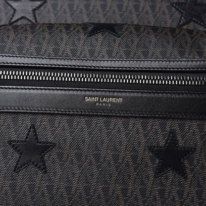 Saint Laurent Monogram Canvas Star Print Backpack 8 of 10