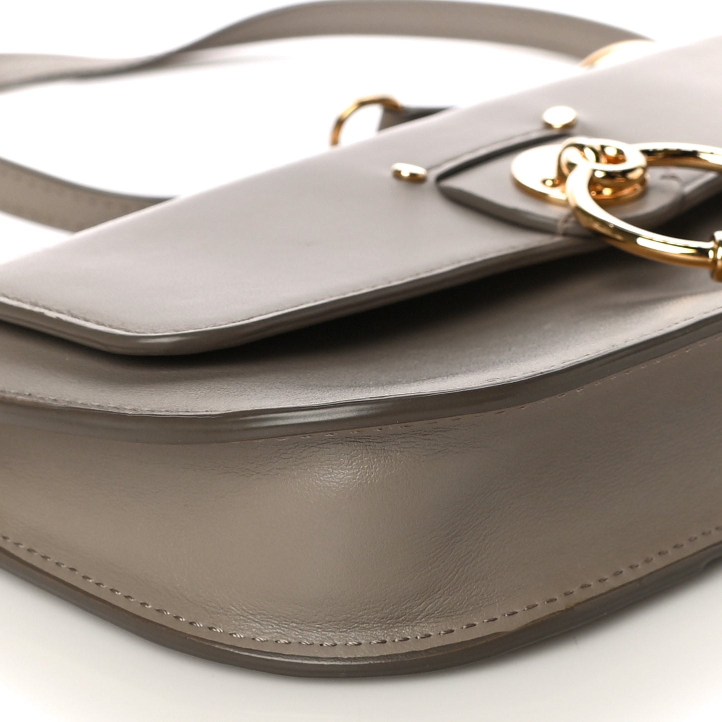 Calfskin Tess Mini Crossbody Bag Motty Grey