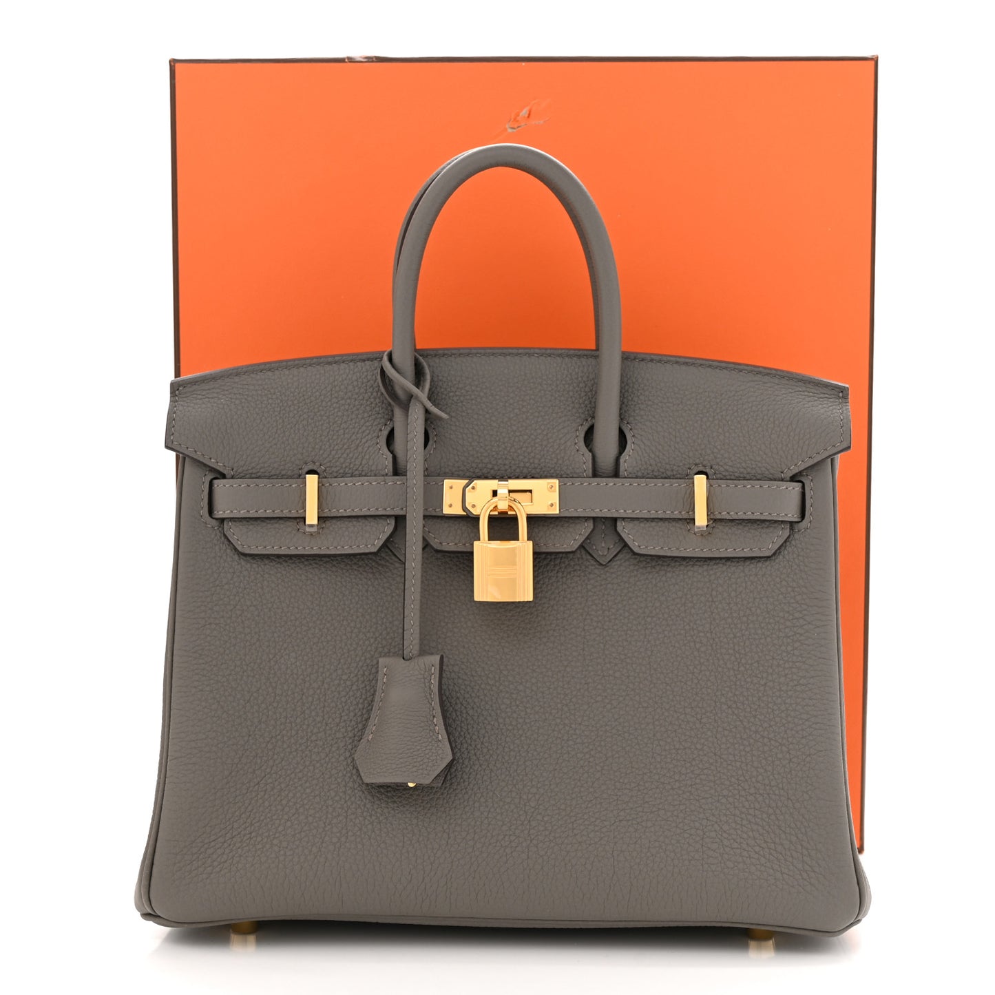 Togo Birkin 25 Gris Meyer