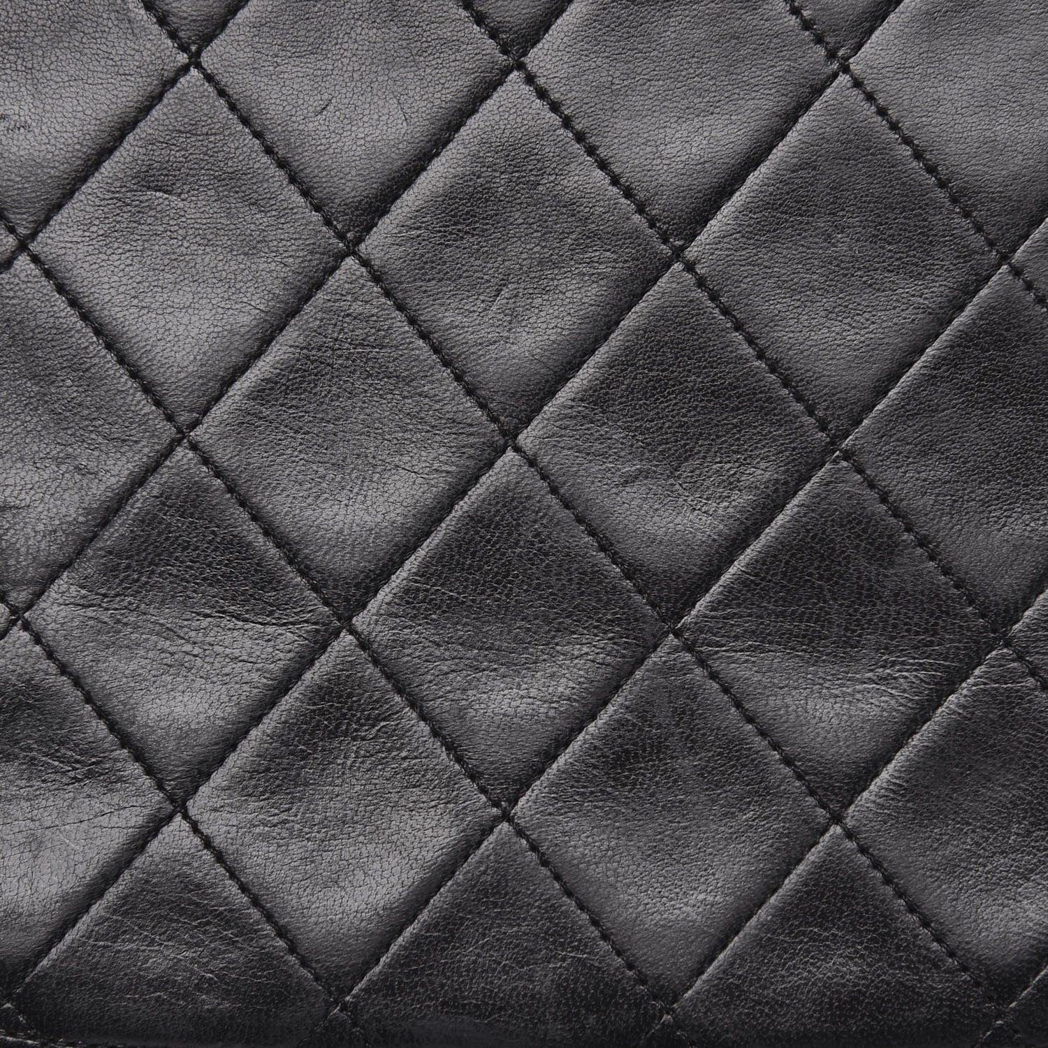 Chanel Lambskin Quilted XL Jumbo Single Flap Black 12 of 14
