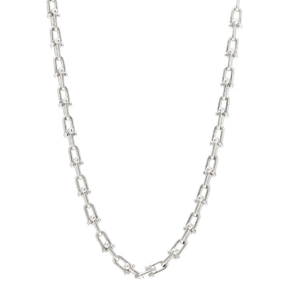 Tiffany Sterling Silver Medium HardWear Link Necklace 1 of 5