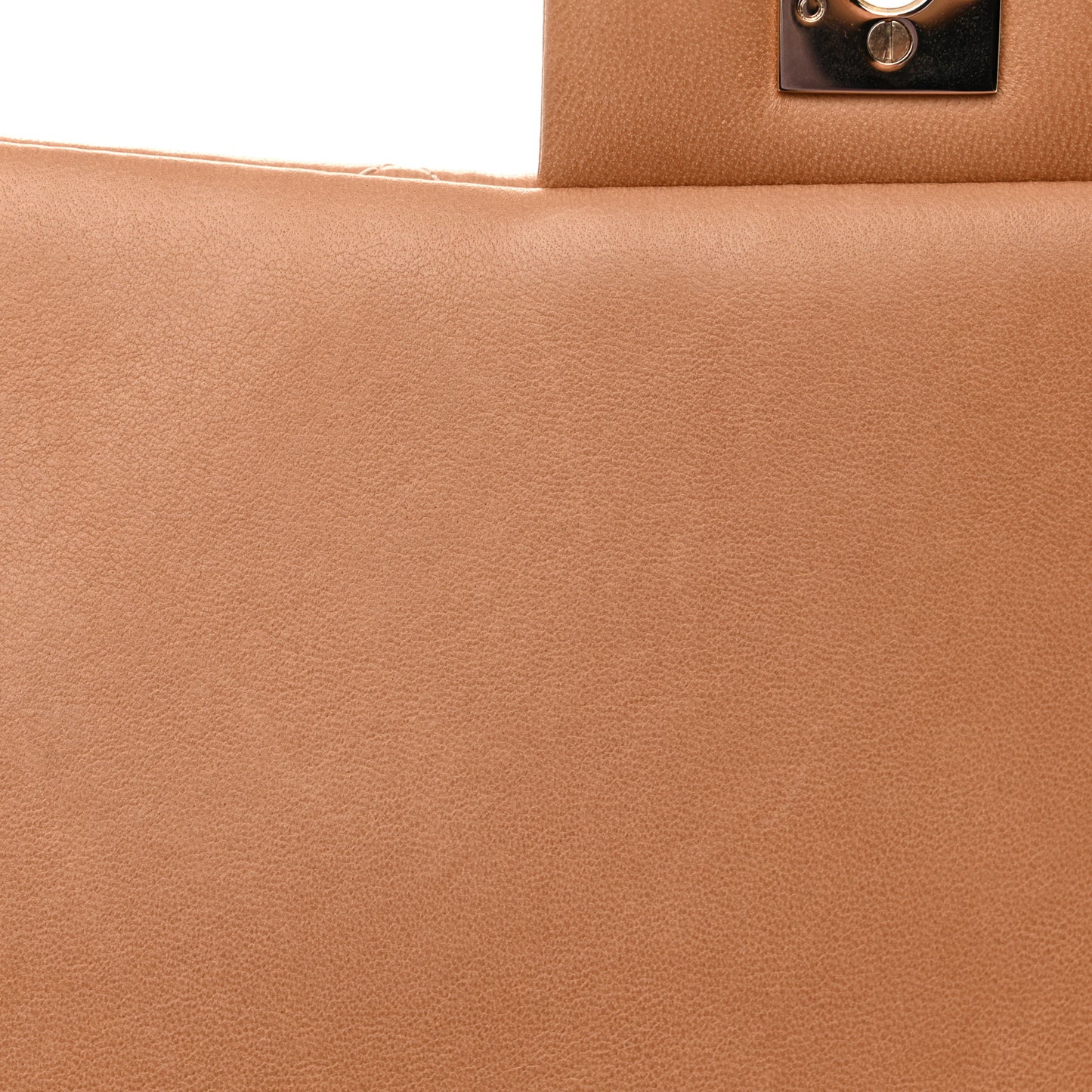Lambskin Quilted Clutch with Chain Flap Beige