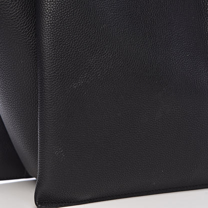 Celine Baby Grained Calfskin Medium Tri-Fold Bag Black 9 of 11