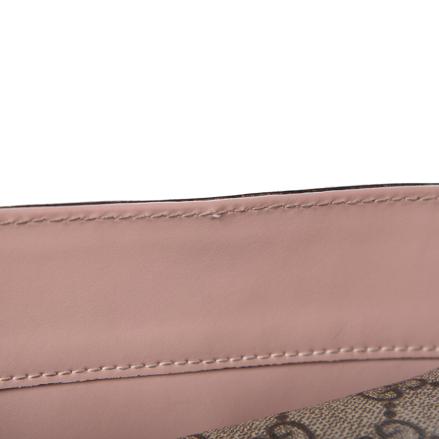 GG Supreme Monogram Diaper Bag Pink