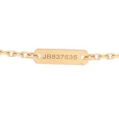 Van Cleef & Arpels 18K Yellow Gold Mother of Pearl Vintage Alhambra Pendant Necklace 4 of 5