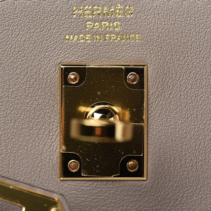 Hermes Swift Kelly Retourne 25 Gris Asphalte 10 of 38