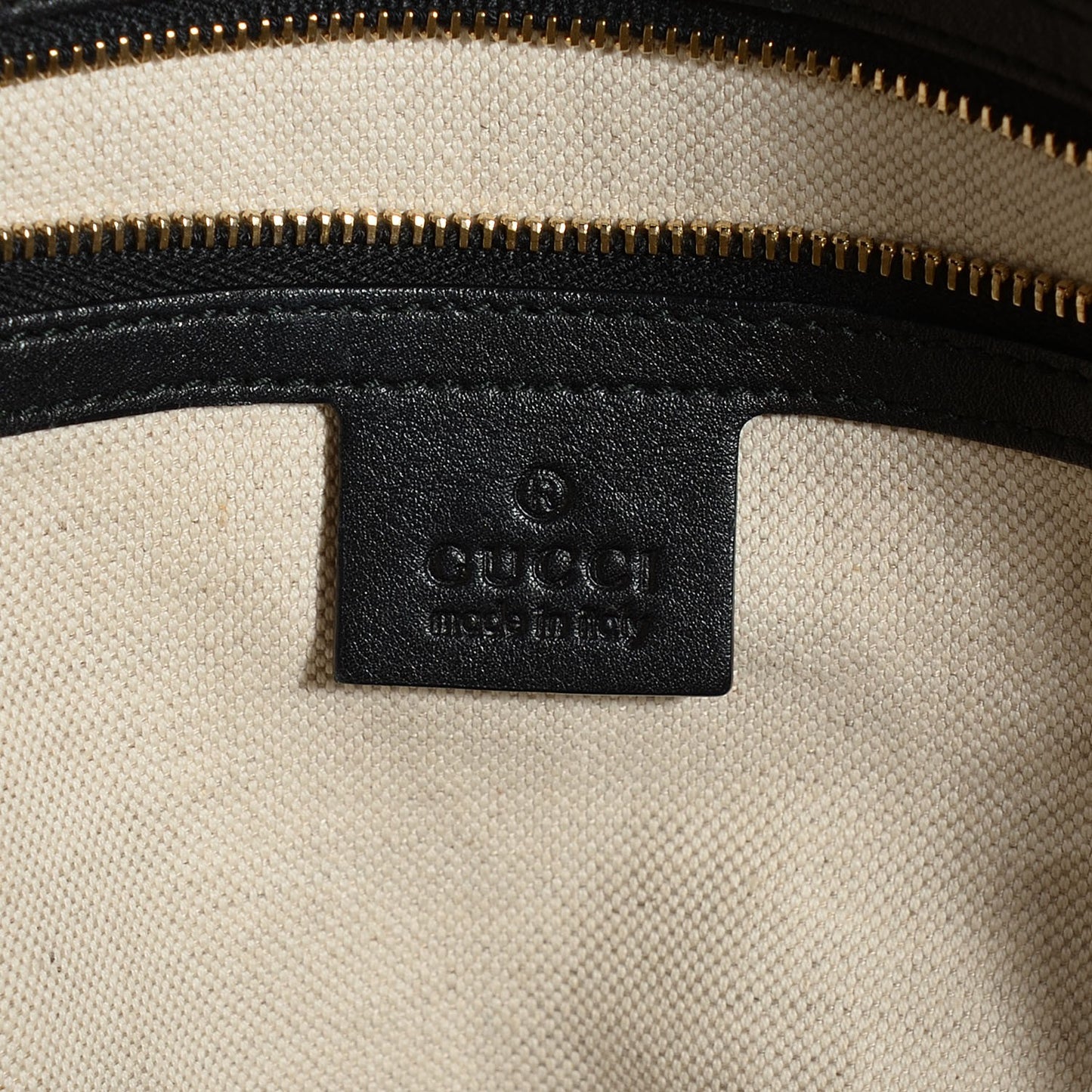 Guccissima Medium Bree Shoulder Bag Black