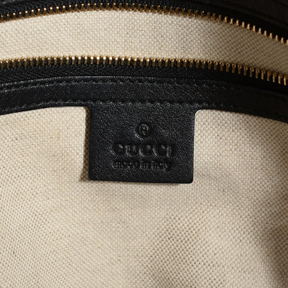 Gucci Guccissima Medium Bree Shoulder Bag Black 6 of 9