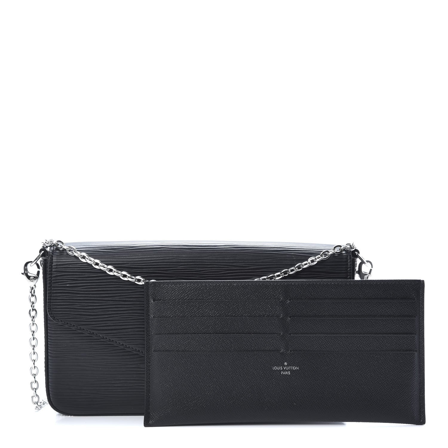 Louis Vuitton Epi Pochette Felicie Black 1 of 14