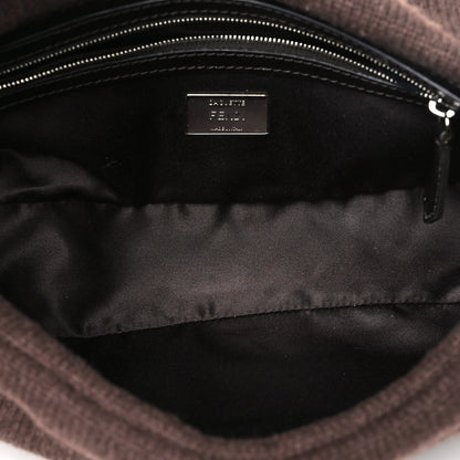 Fendi Cashmere Vitello Grace Baguette Brown 5 of 10