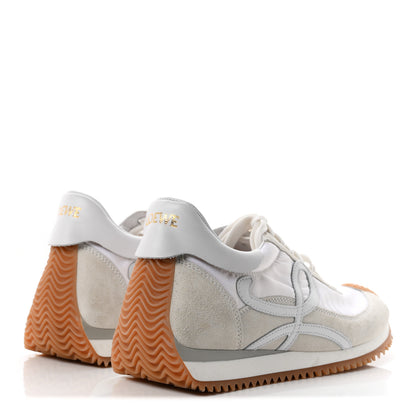 Loewe Nylon Suede Flow Retro Runner Sneakers 38 White 5 of 9