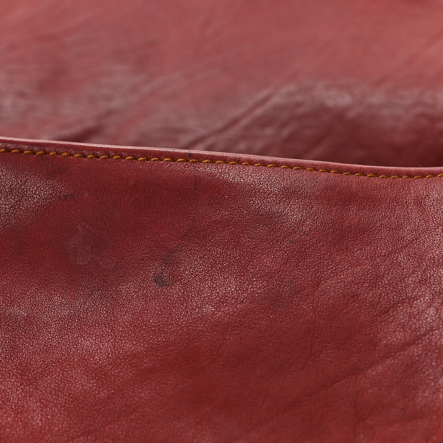 Christian Dior Calfskin Medium Gaucho Double Saddle Bag Red 10 of 12