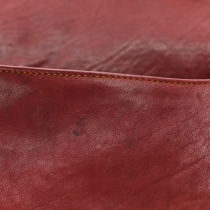 Christian Dior Calfskin Medium Gaucho Double Saddle Bag Red 10 of 12