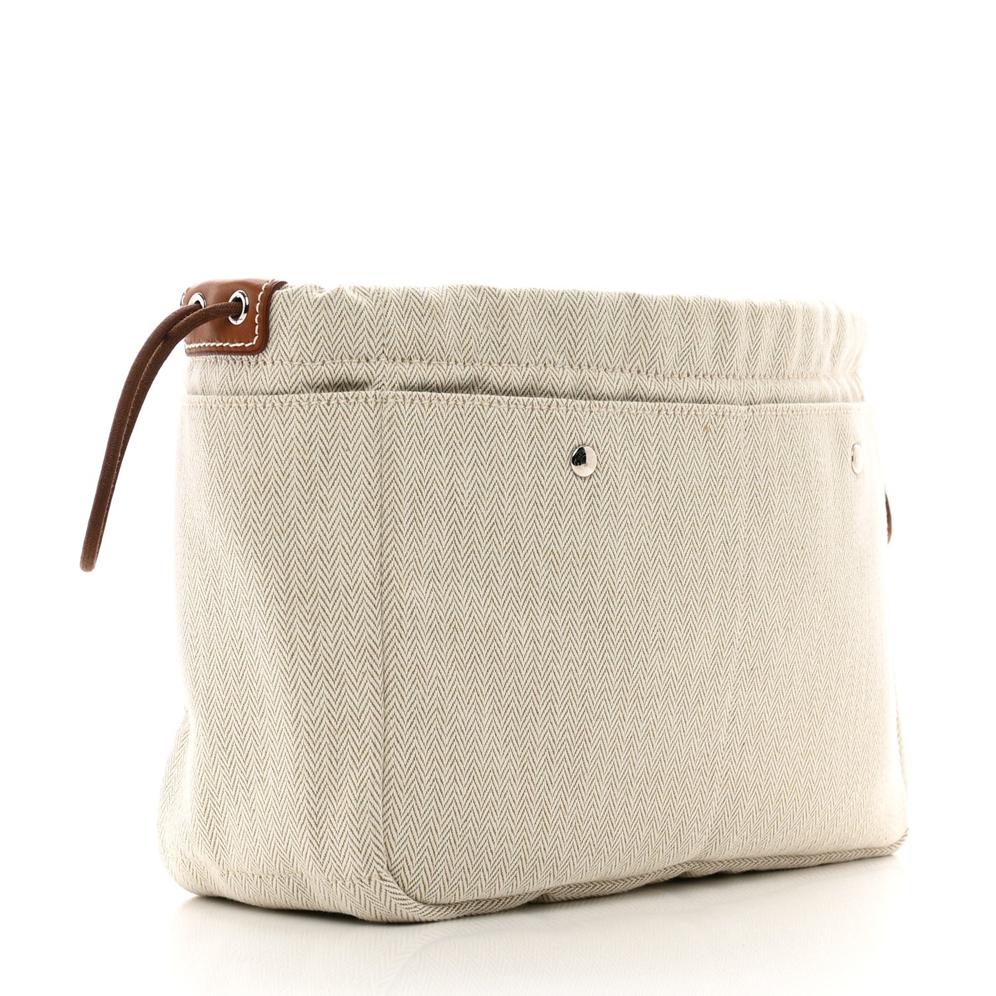 Canvas Barenia Fourbi 25 MM Pouch Naturel Fauve