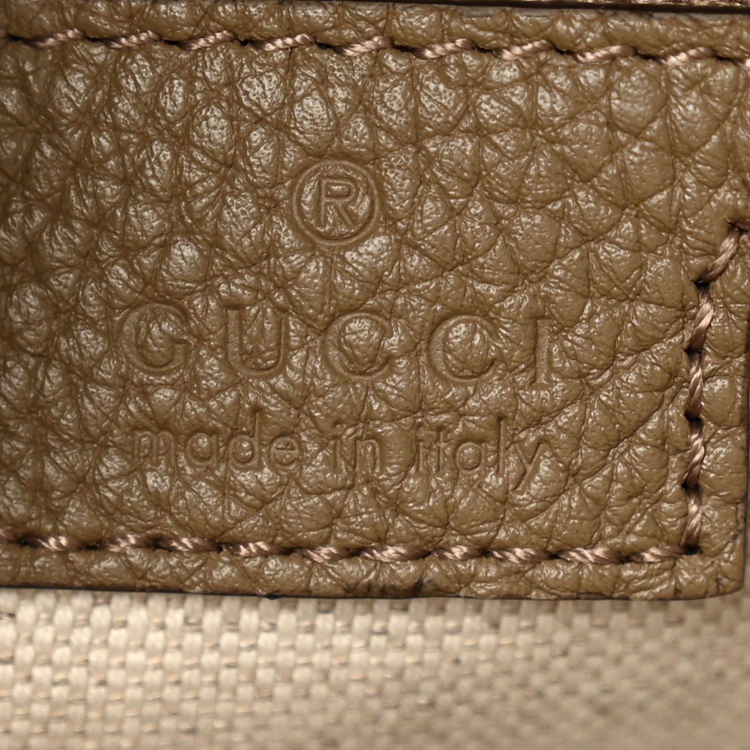 Gucci Piuma Calfskin Jumbo GG Embossed Large Duffle Bag Good Taupe 5 of 10