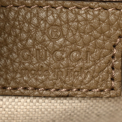 Gucci Piuma Calfskin Jumbo GG Embossed Large Duffle Bag Good Taupe 5 of 10