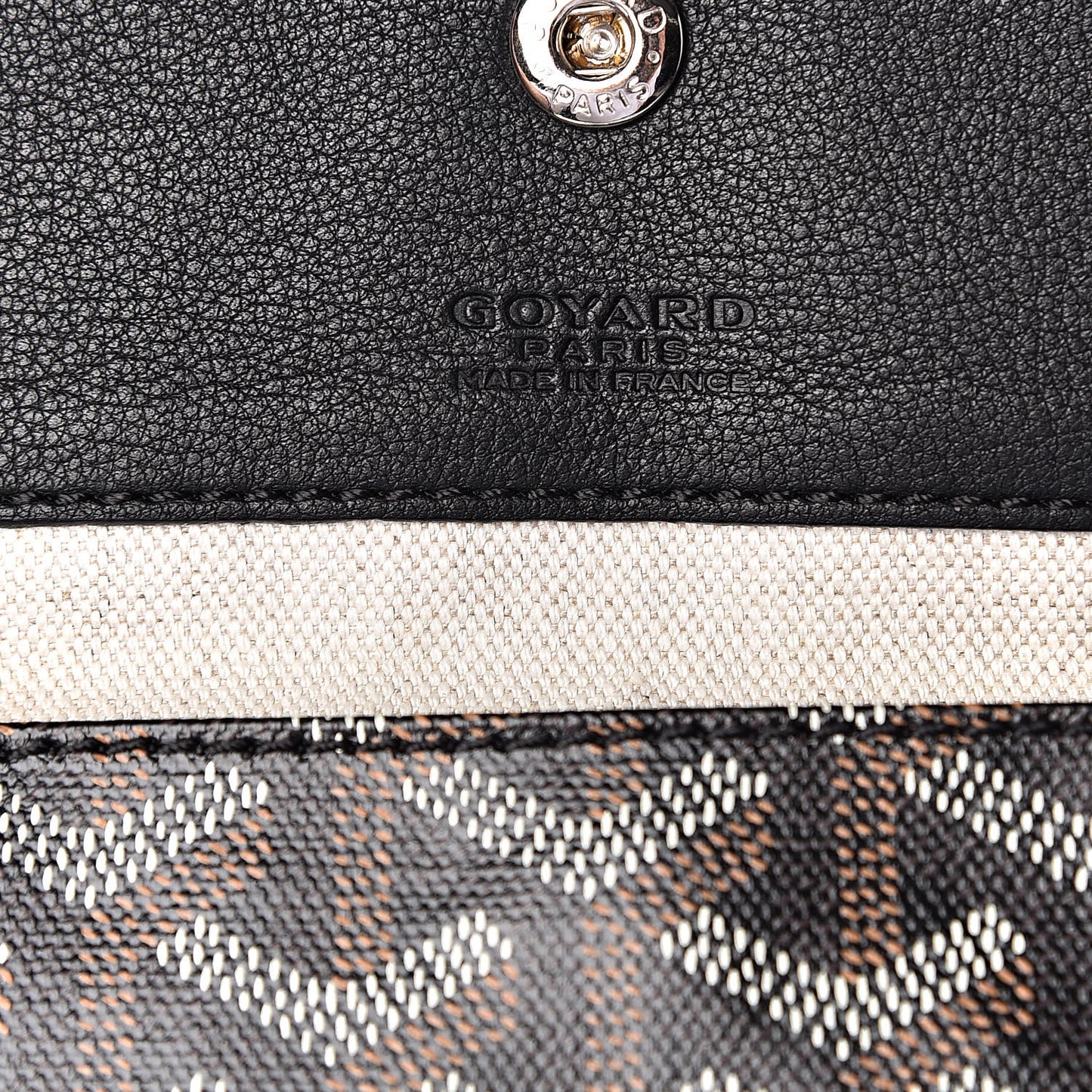 Goyardine Reversible Anjou GM Black