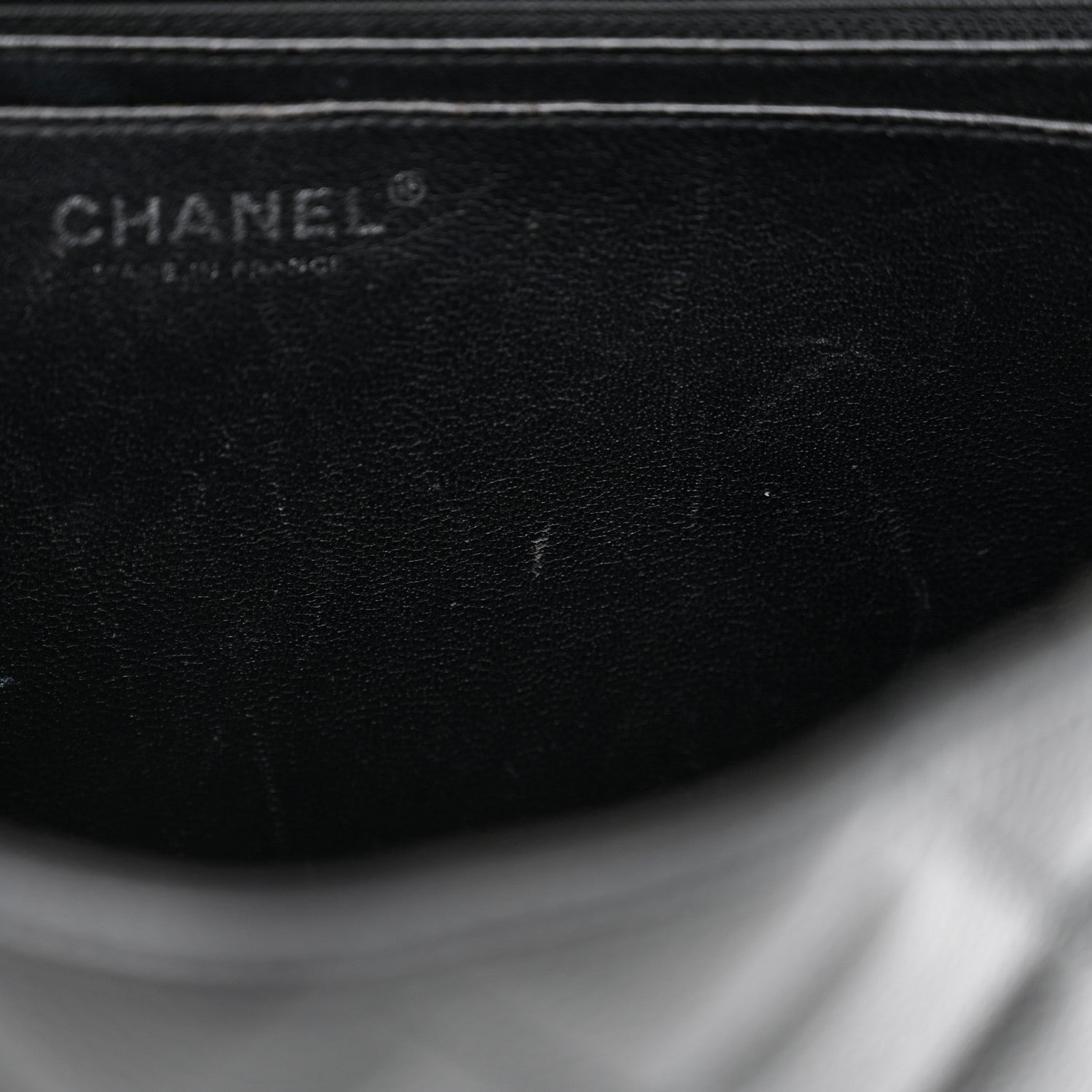 Chanel Caviar Quilted Jumbo Single Flap Black 15 of 19