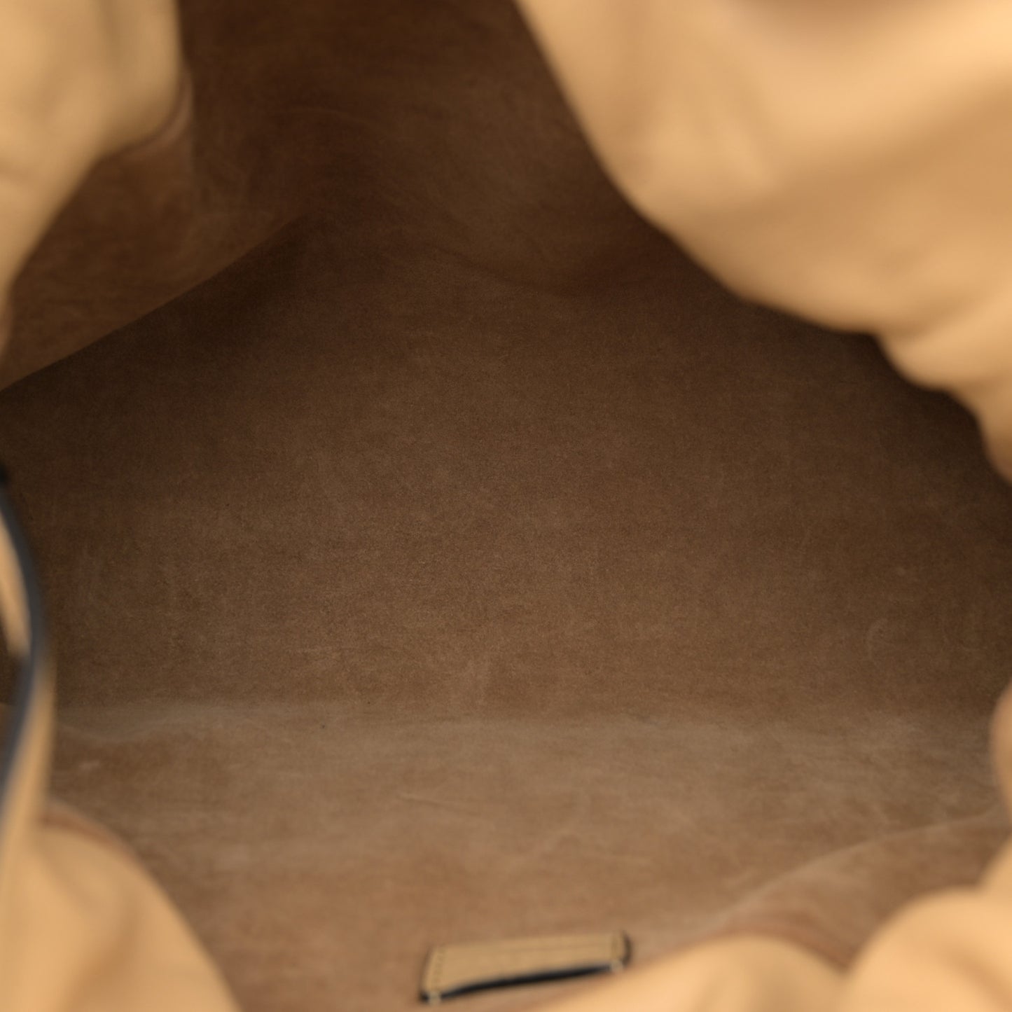 Nappa Flamenco Knot Clutch Dark Butter