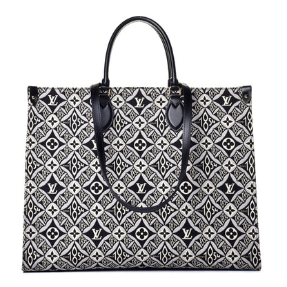 Louis Vuitton Jacquard Since 1854 Onthego GM Grey 1 of 10