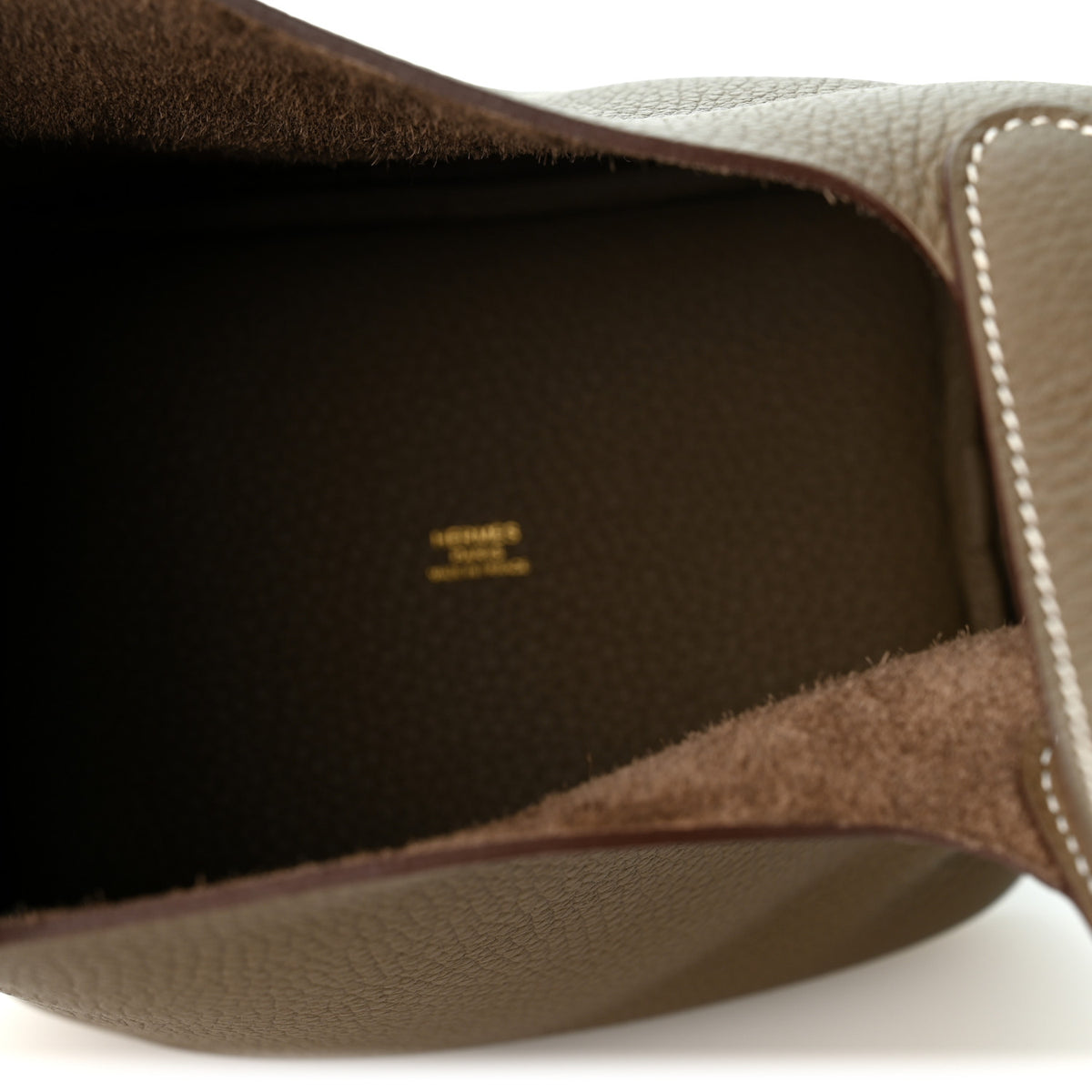 Hermes Taurillon Clemence Picotin Lock 18 PM Etoupe 4 of 9