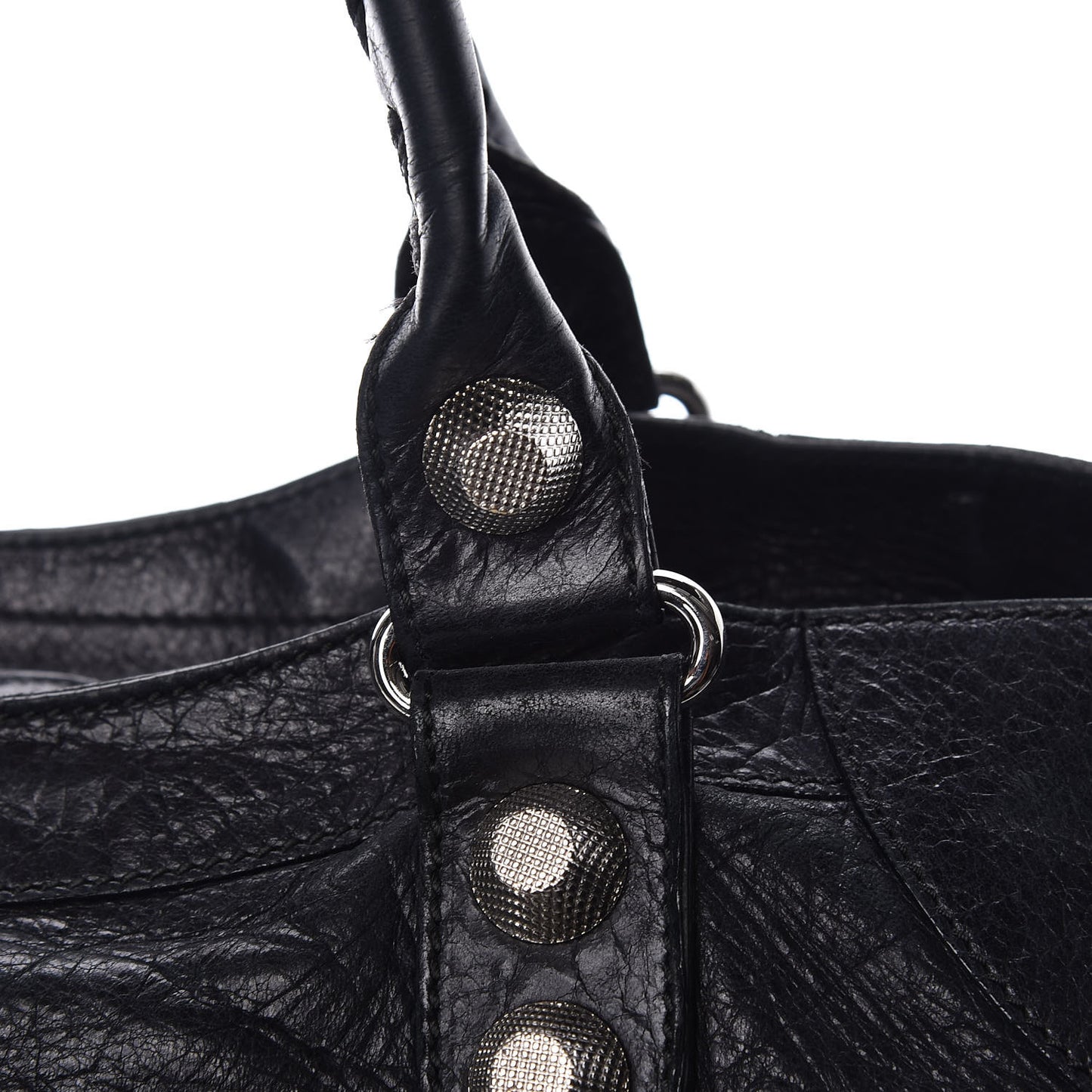 Agneau Giant 21 Silver Hardware Part Time Black
