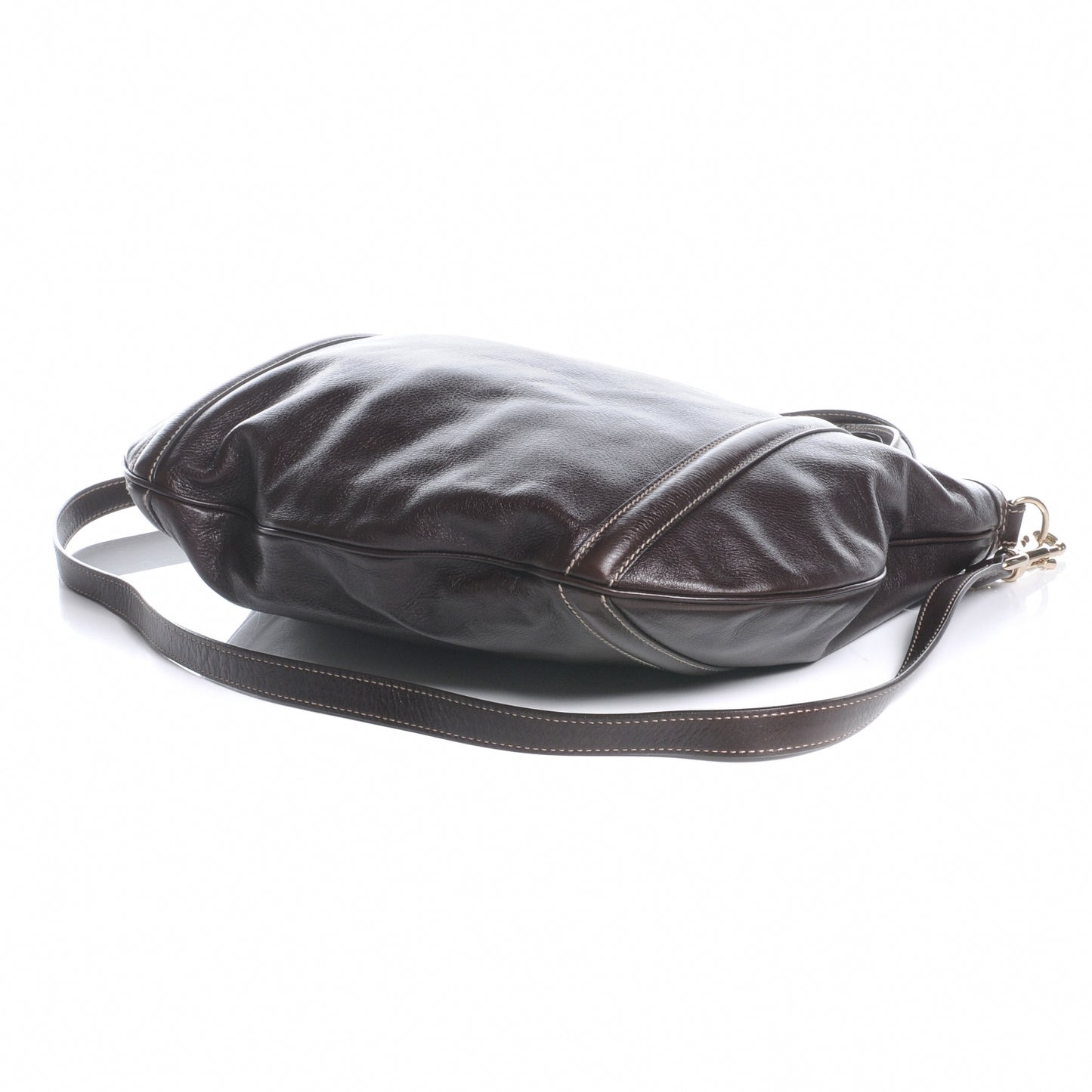 Leather Medium Britt Dark Brown