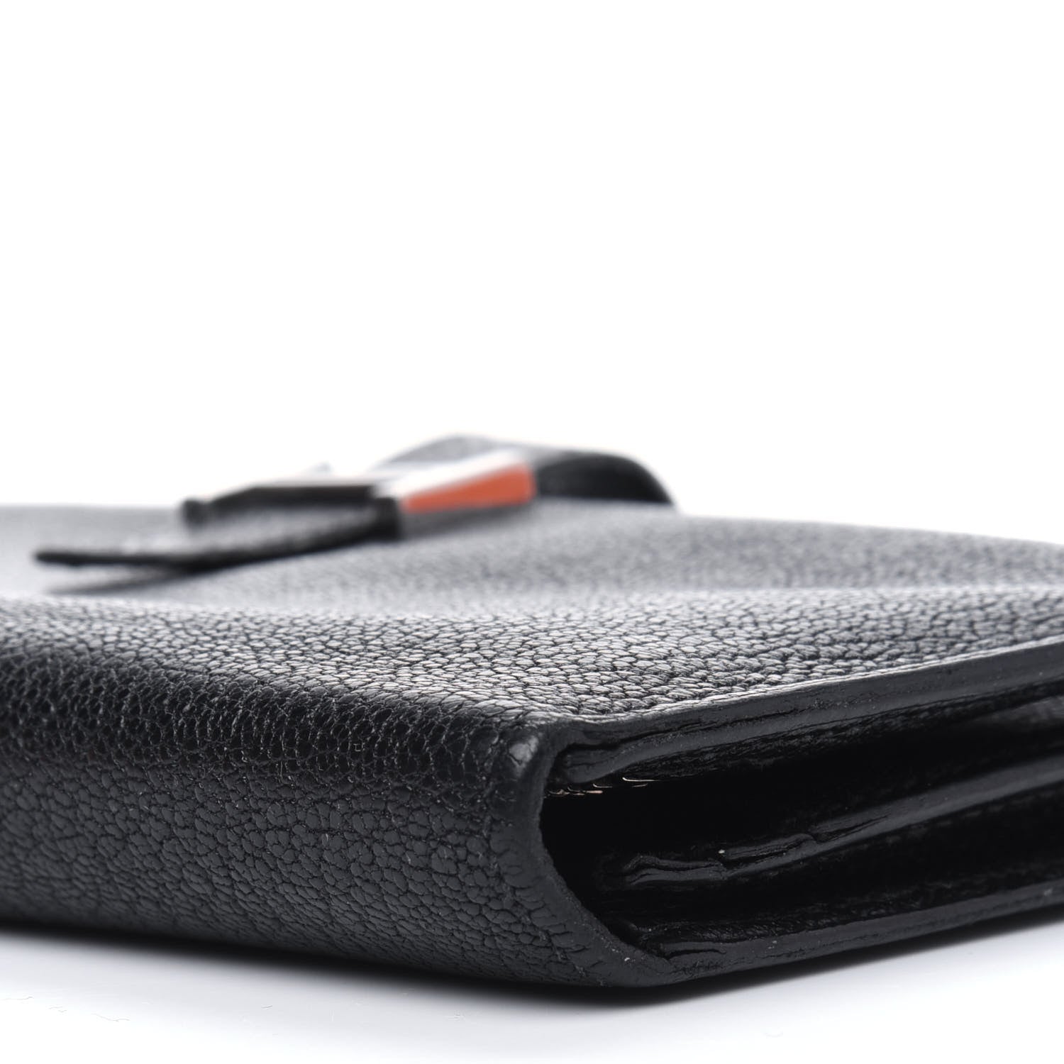Hermes Chevre Mysore Bearn Gusset Wallet Black 13 of 19