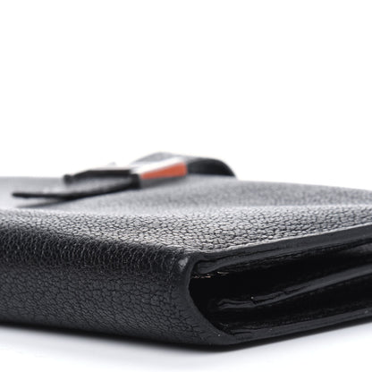 Hermes Chevre Mysore Bearn Gusset Wallet Black 13 of 19