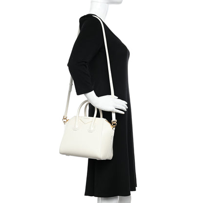 Givenchy Shiny Lord Calfskin Mini Antigona Ivory 2 of 10