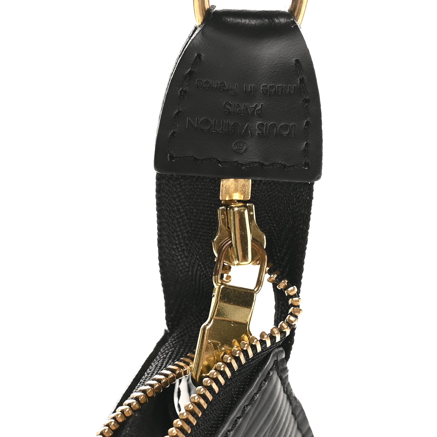 Louis Vuitton Epi Pochette Accessories 24 Black 7 of 10
