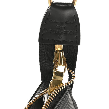 Louis Vuitton Epi Pochette Accessories 24 Black 7 of 10