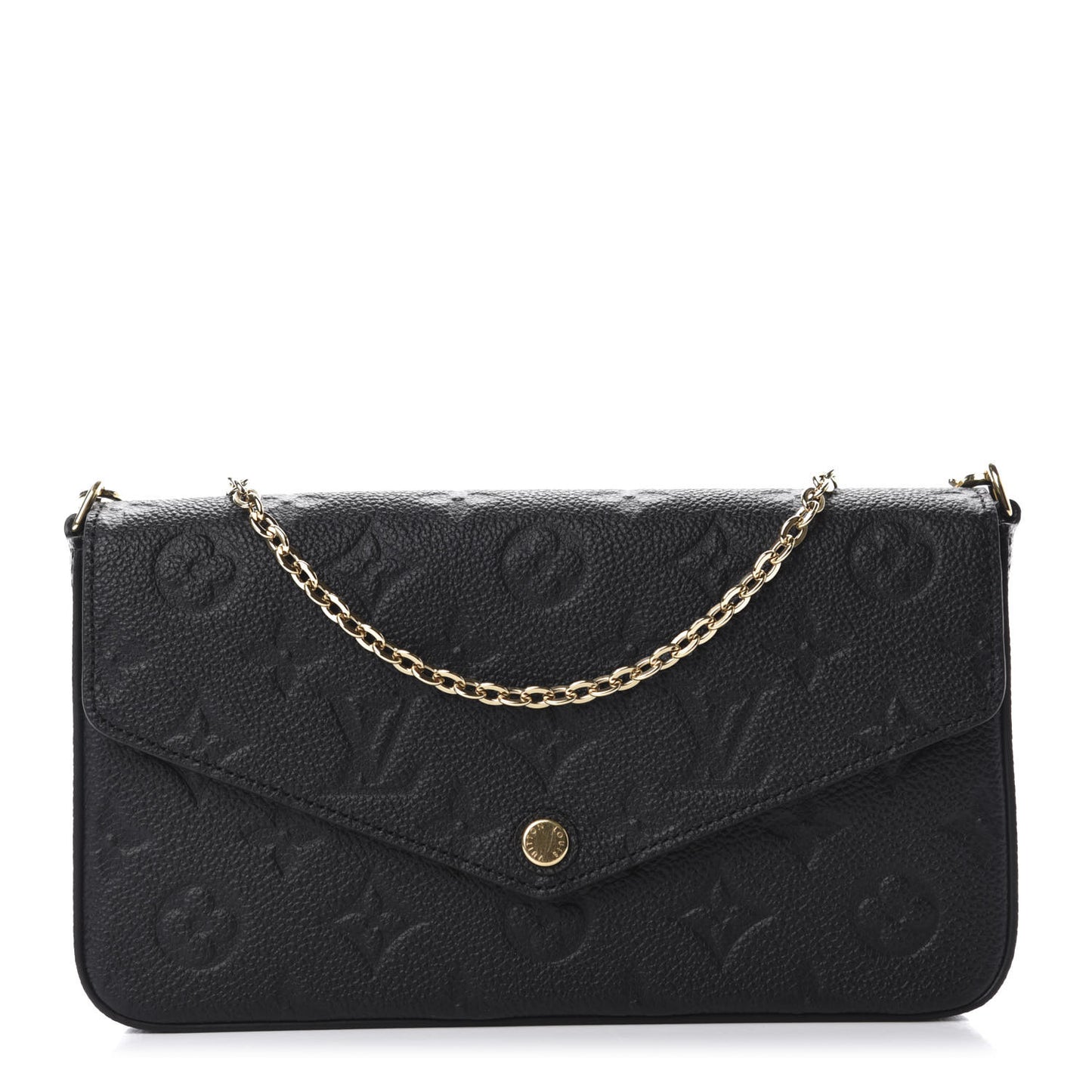 Empreinte Pochette Felicie Chain Wallet Black