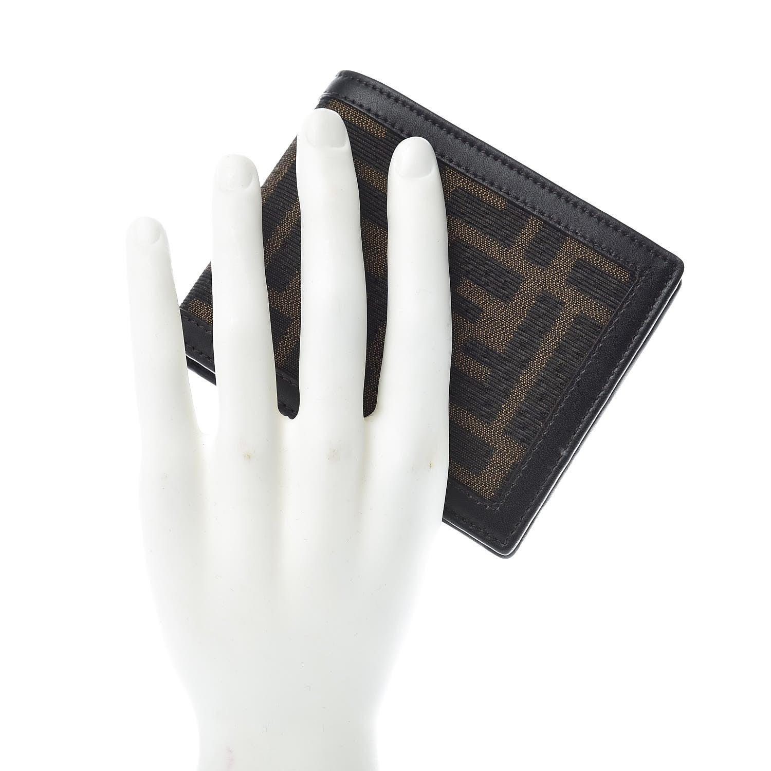 Fendi Zucca Bi-Fold Wallet Tobacco 2 of 11
